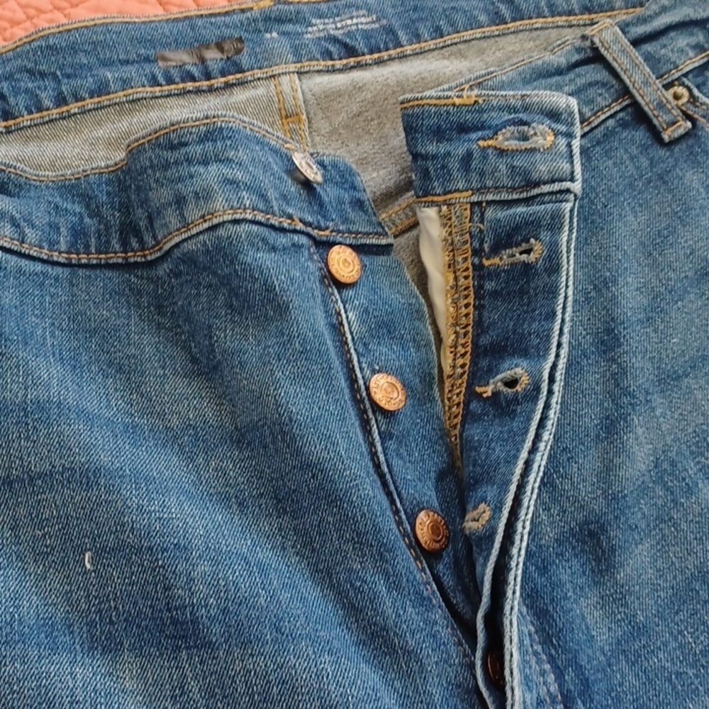 Old Navy Sky HI Straight Button Fly NWOT